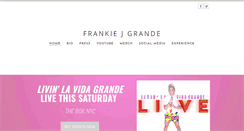 Desktop Screenshot of frankiejgrande.com